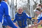 Softball vs UMD  Wheaton College Softball vs U Mass Dartmouth. - Photo by Keith Nordstrom : Wheaton, Softball